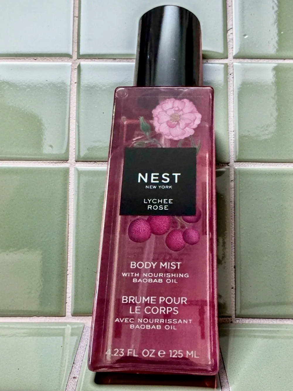 Nest Rose Lychee body mist full size MSRP 32.00